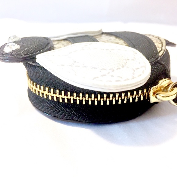 Kate Spade ‘Down The Rabbit Hole’ Bee Coin Purse - Picture 4 of 6